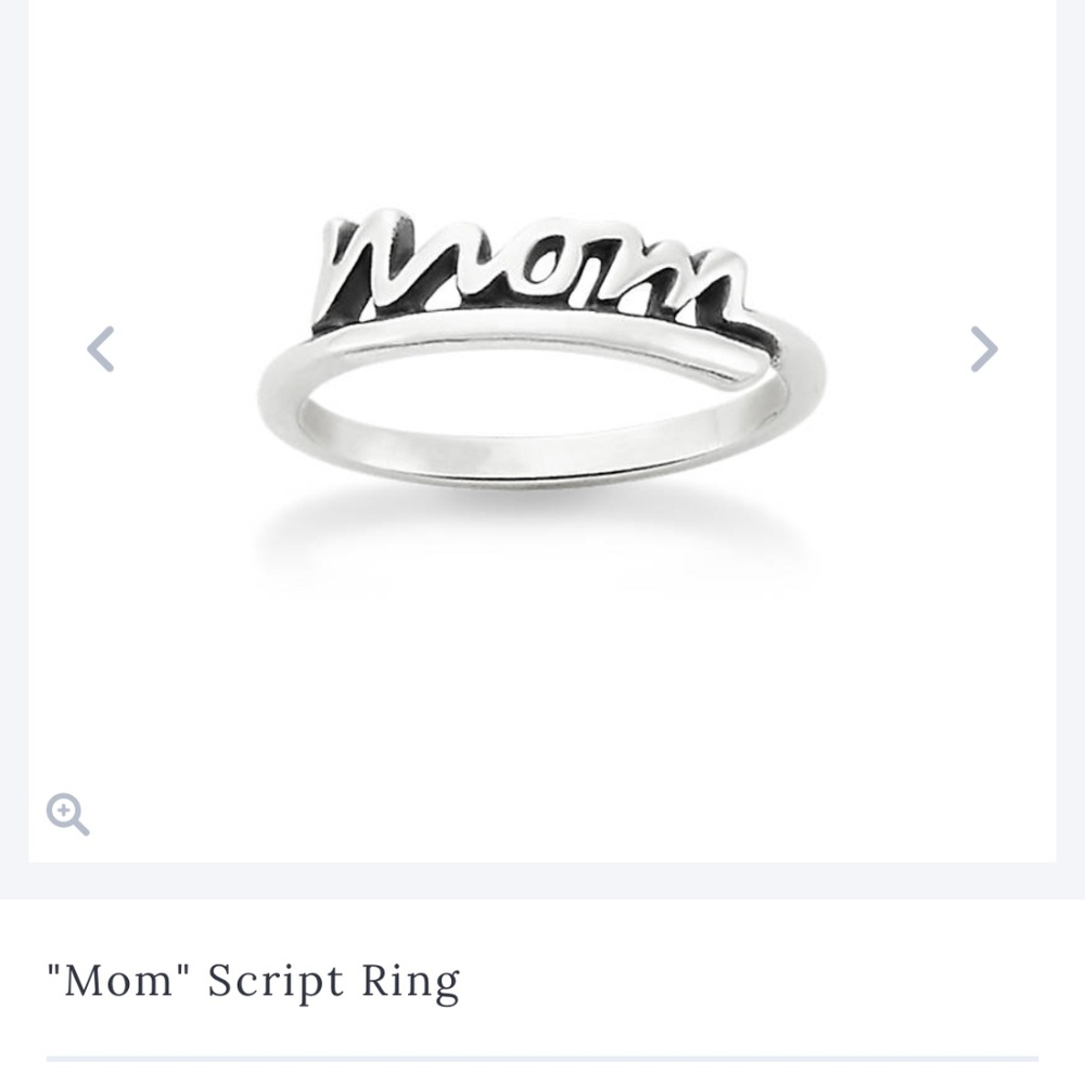 size 8 MOM James Avery Ring